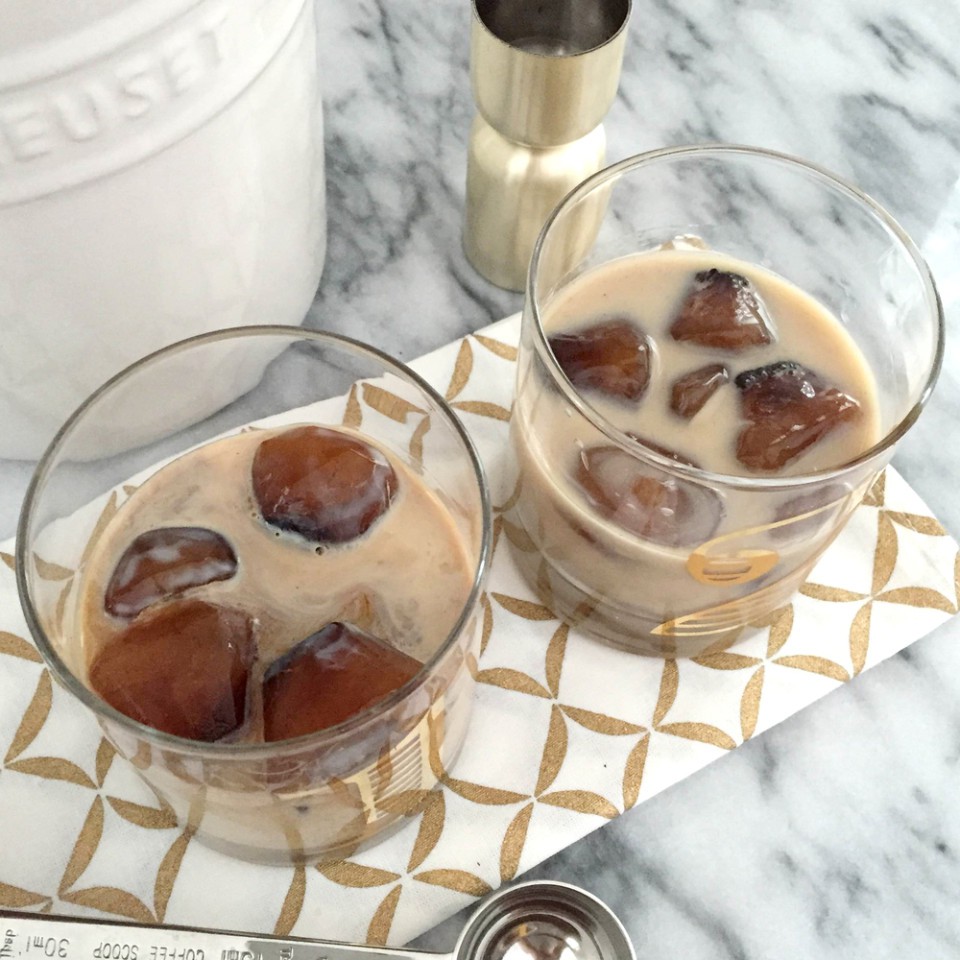 Spiked coffee cubes